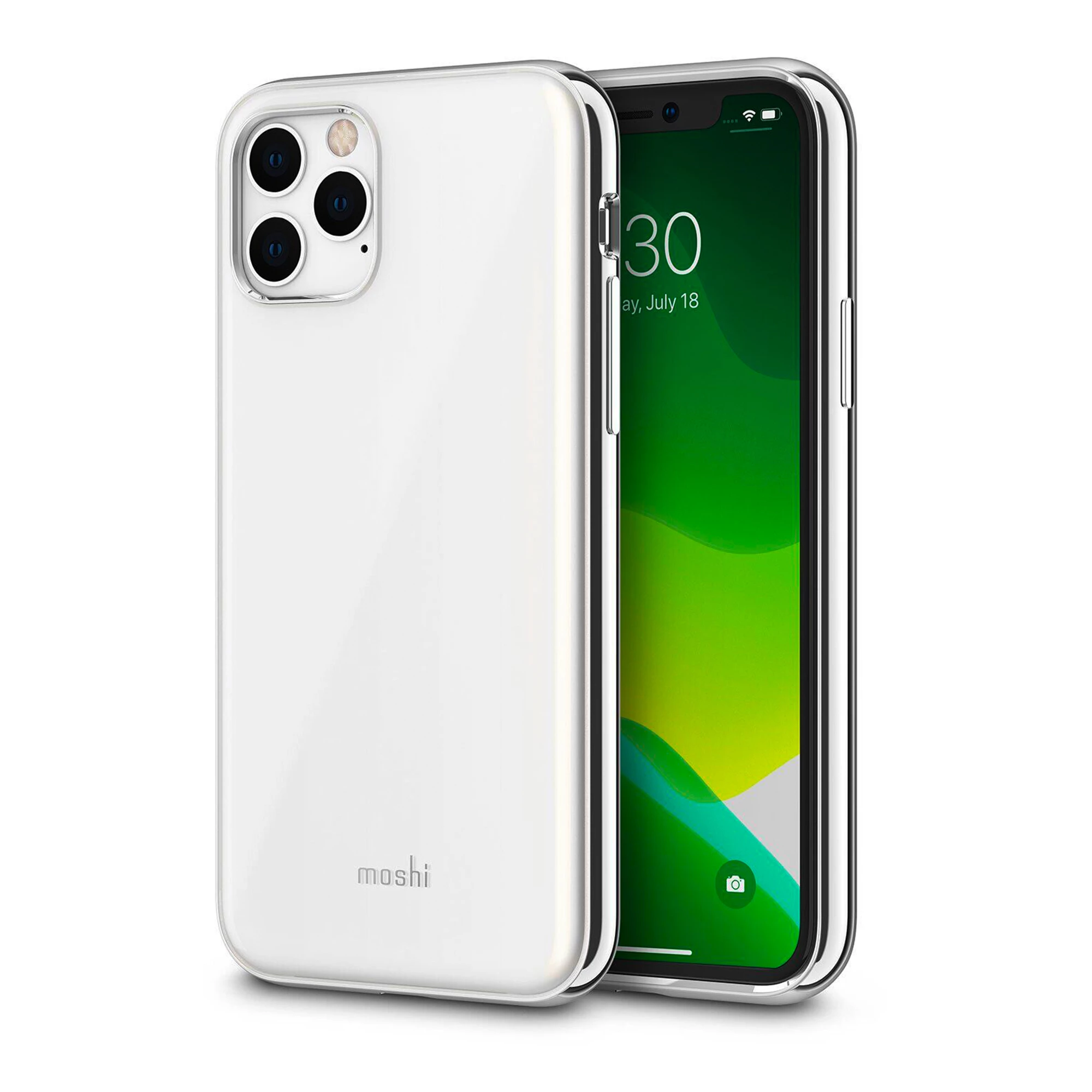 Moshi iGlaze Slim Hardshell Case for iPhone 11 Pro Max Pearl White (99MO113105)